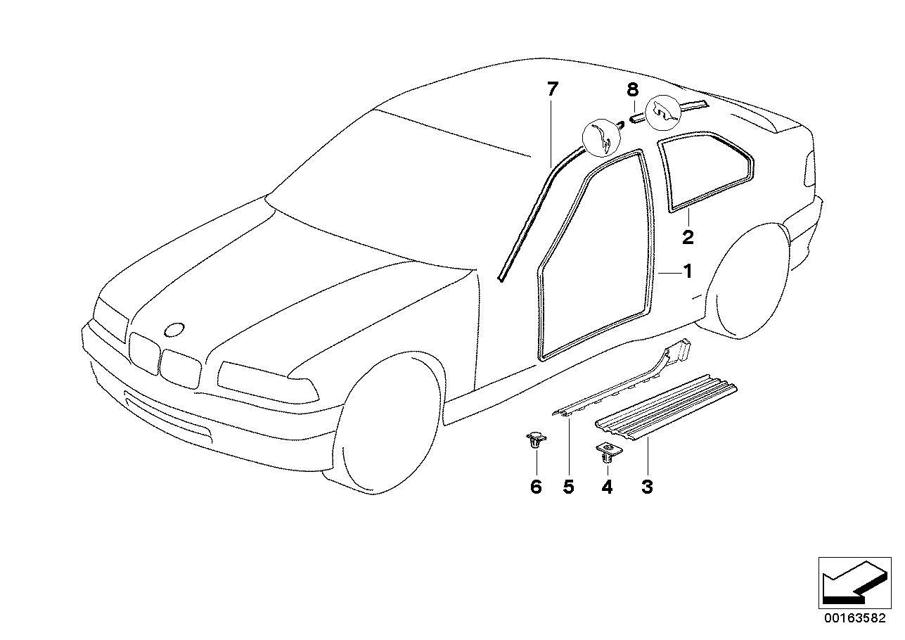 BMW 51-47-8-146-118 Front Entrance Cover