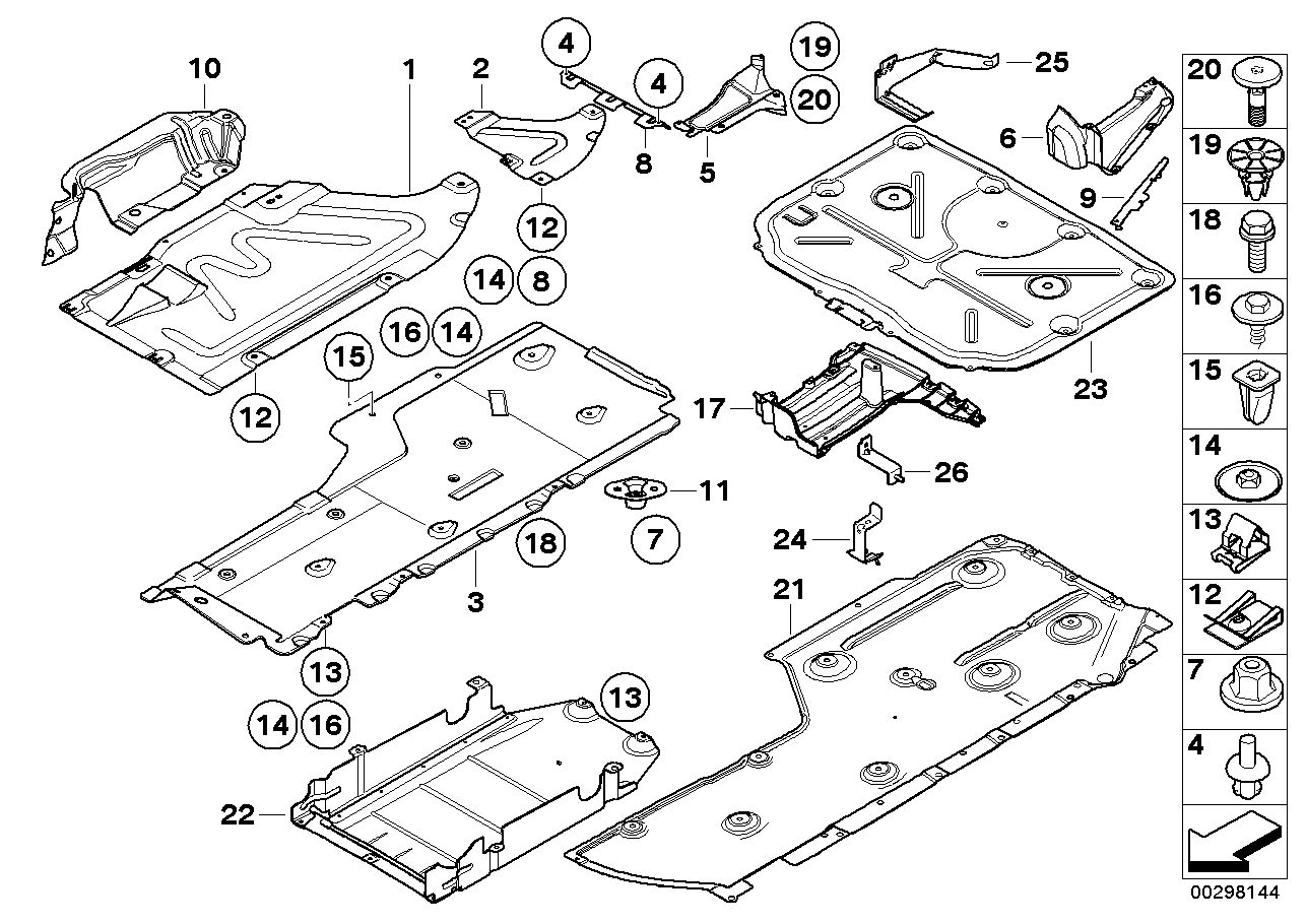 BMW 61-13-7-841-524 Holder, Plug Connection, Oxygen Sensor