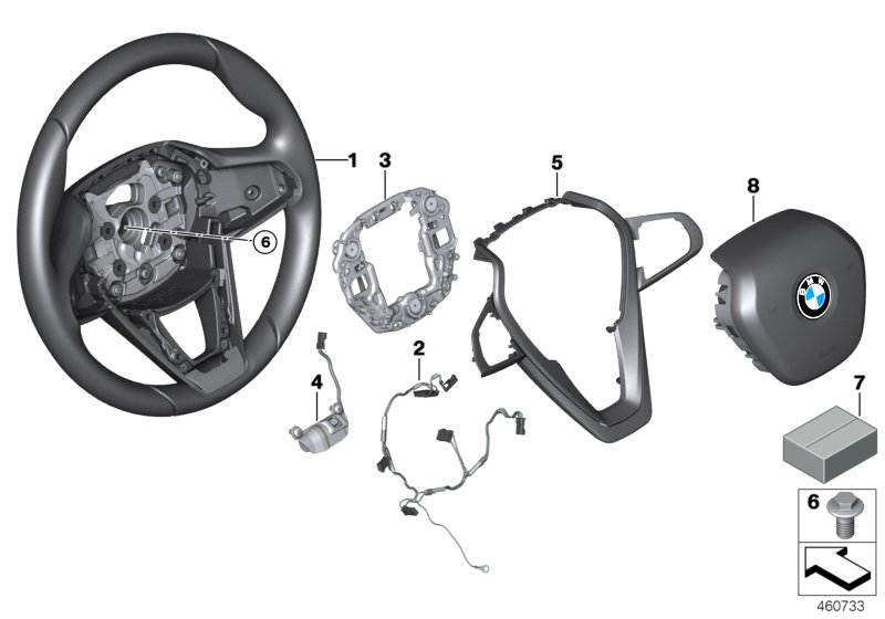 BMW 32-30-6-872-204 Horn Plate
