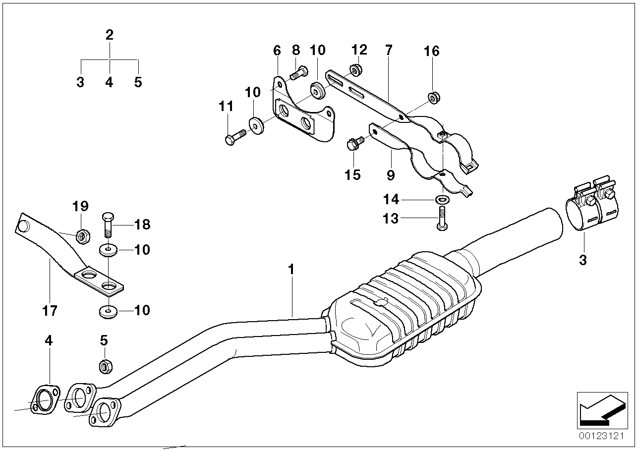 BMW 18-20-7-500-186 Clamp