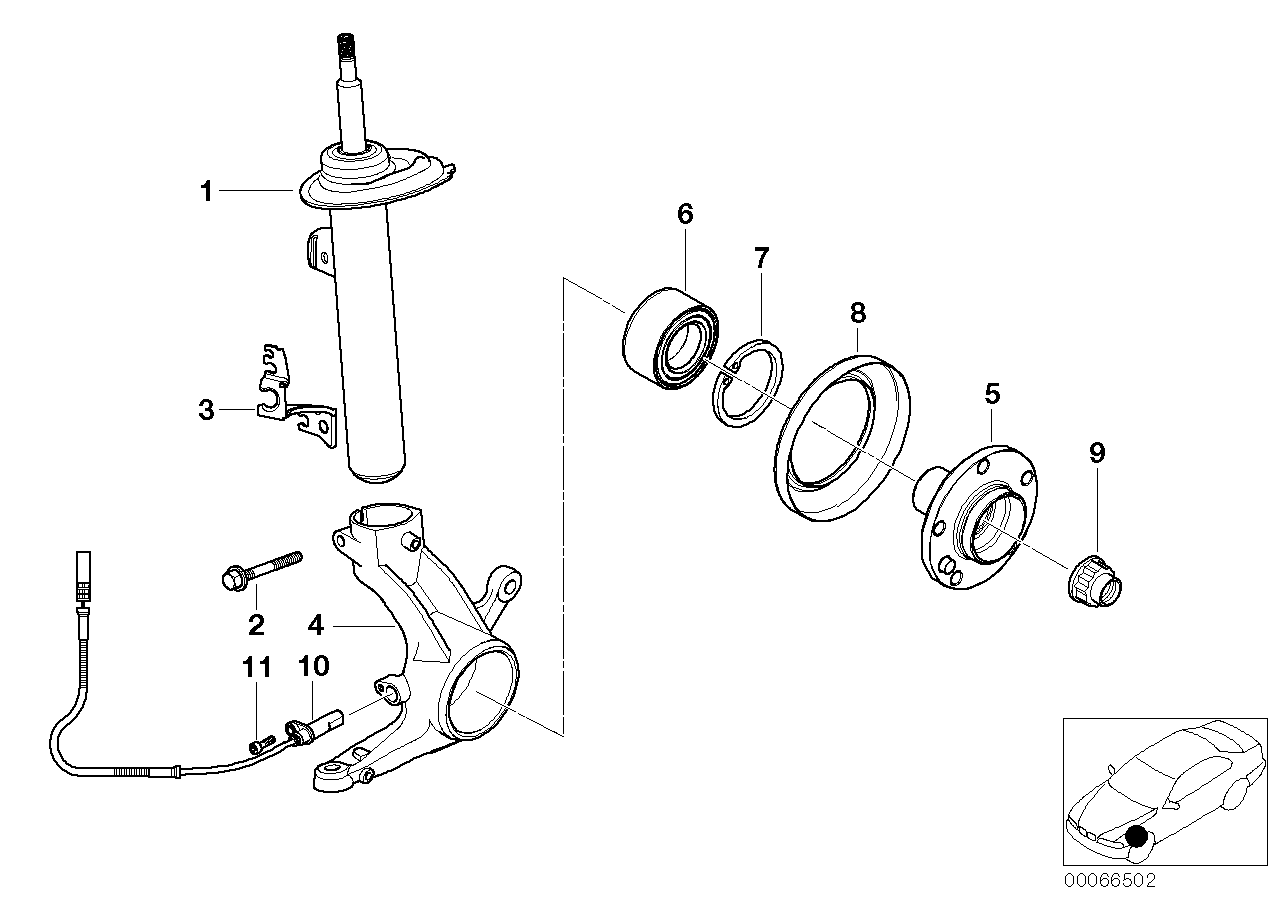BMW 31-35-6-778-832 Hex Bolt With Washer