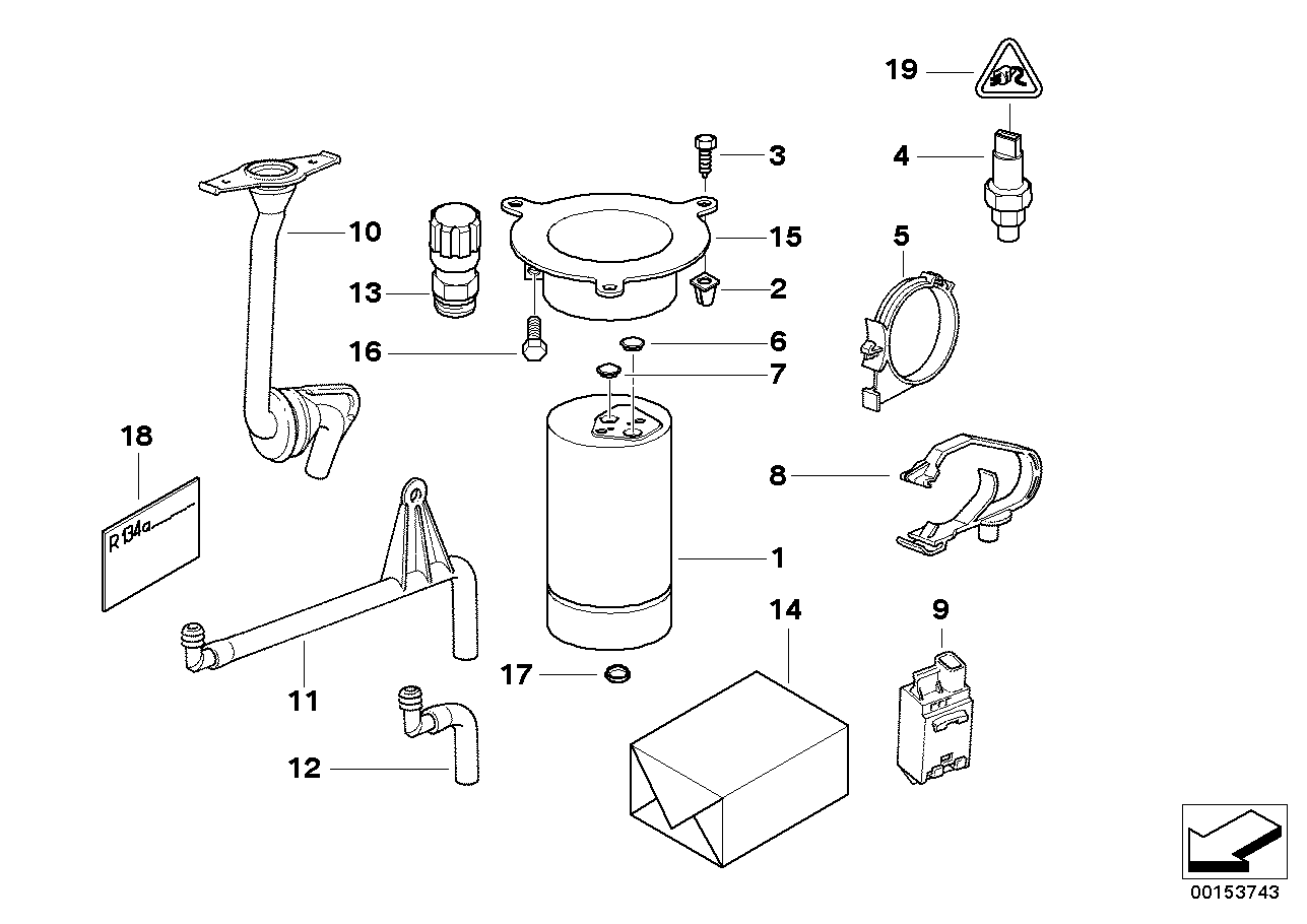 BMW 64-11-8-391-576 Set Small Parts For Air Conditioner.Adjust.Lever