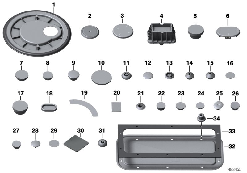 BMW 07-14-7-266-961 Thick Support