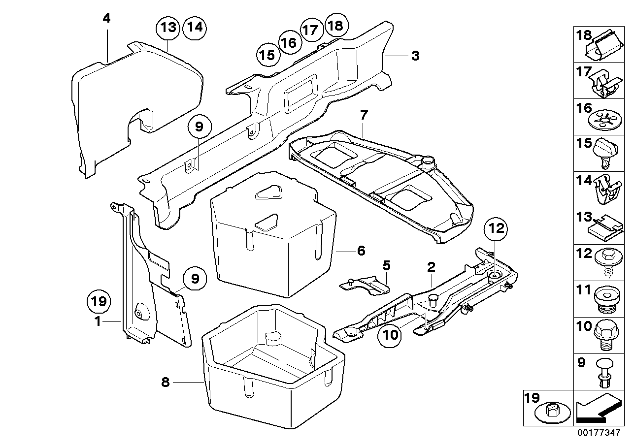 BMW 51-71-7-152-793 Cover, Hydraulic Unit