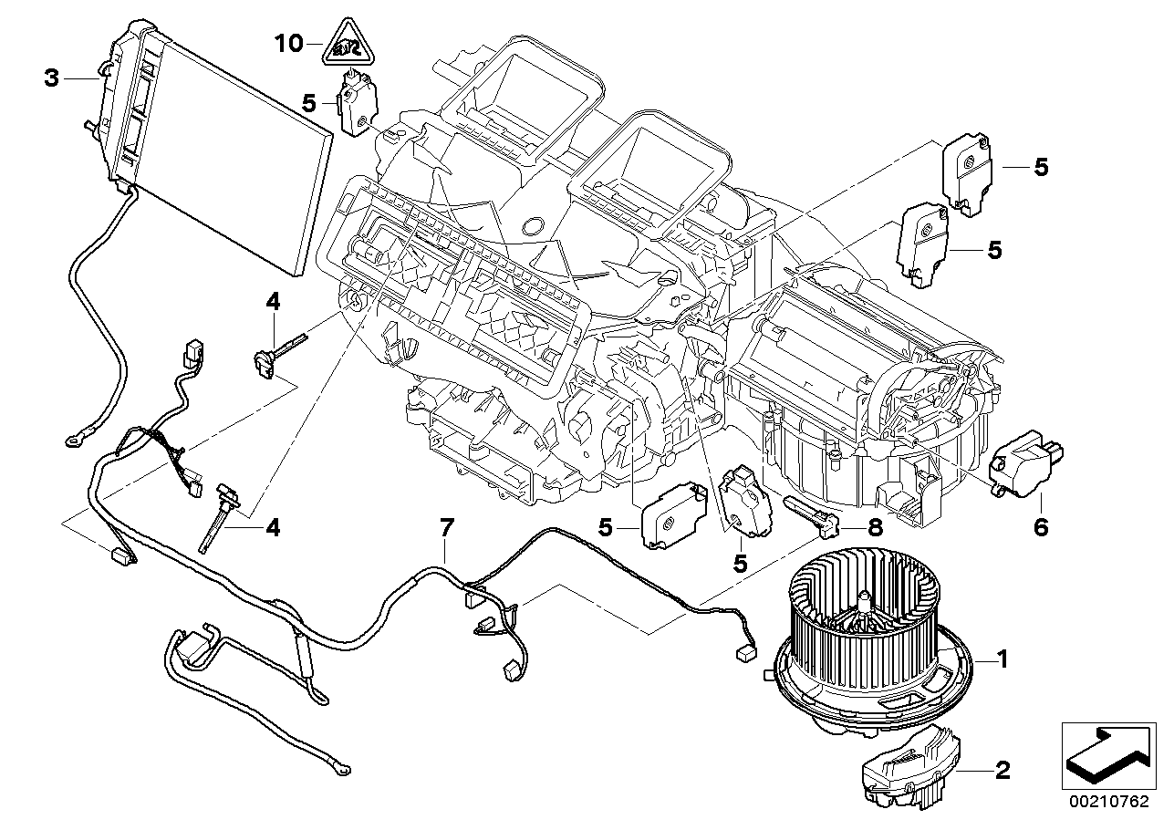 BMW 64-11-9-175-923 Auxiliary Heater