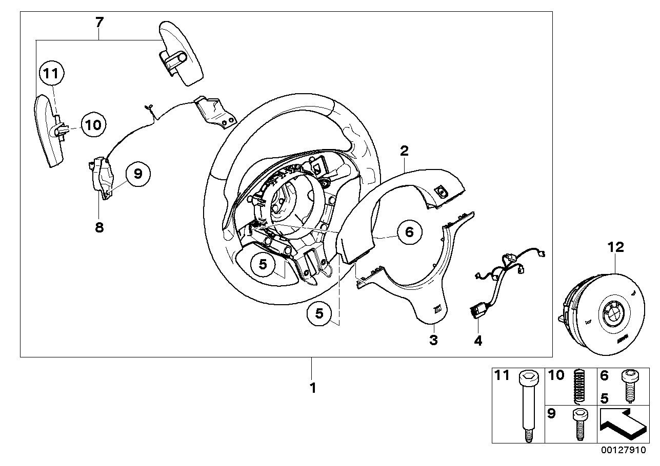 BMW 32-30-6-756-573 Screw For Plastic