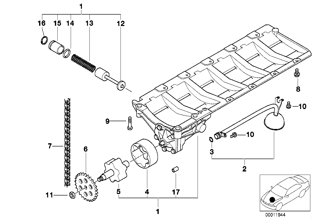 BMW 11-41-1-437-235 Suction Pipe