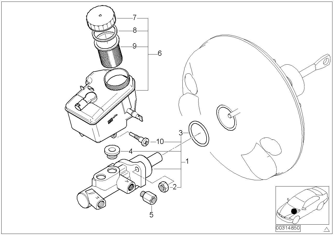 BMW 34-31-6-750-384 Lock Valve