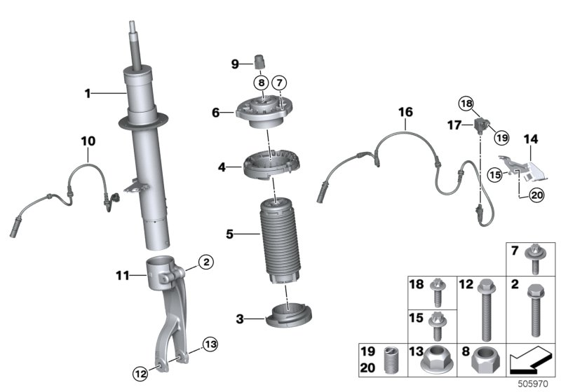 BMW 33-53-6-866-784 Lower Spring Pad