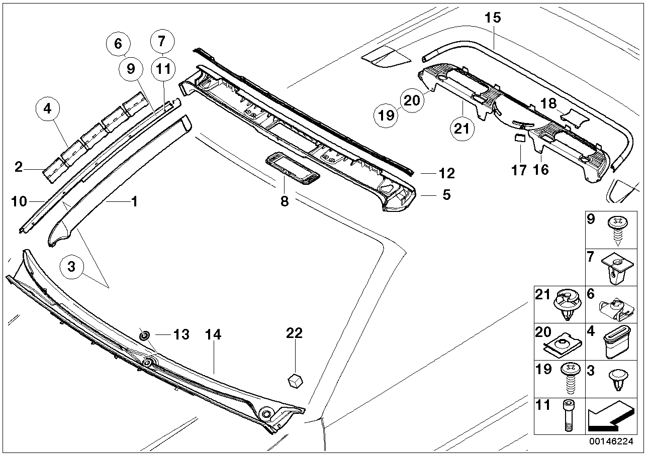 BMW 51-43-8-239-975 Holder