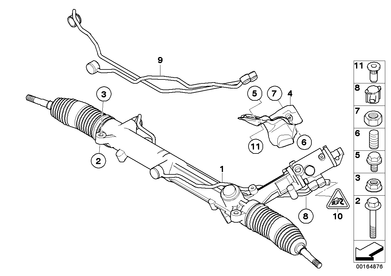 BMW 32-10-6-780-925 Exchange Hydro Steering Gear