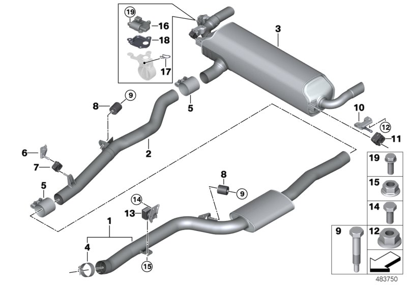 BMW 18-20-8-605-114 Transmission Bracket