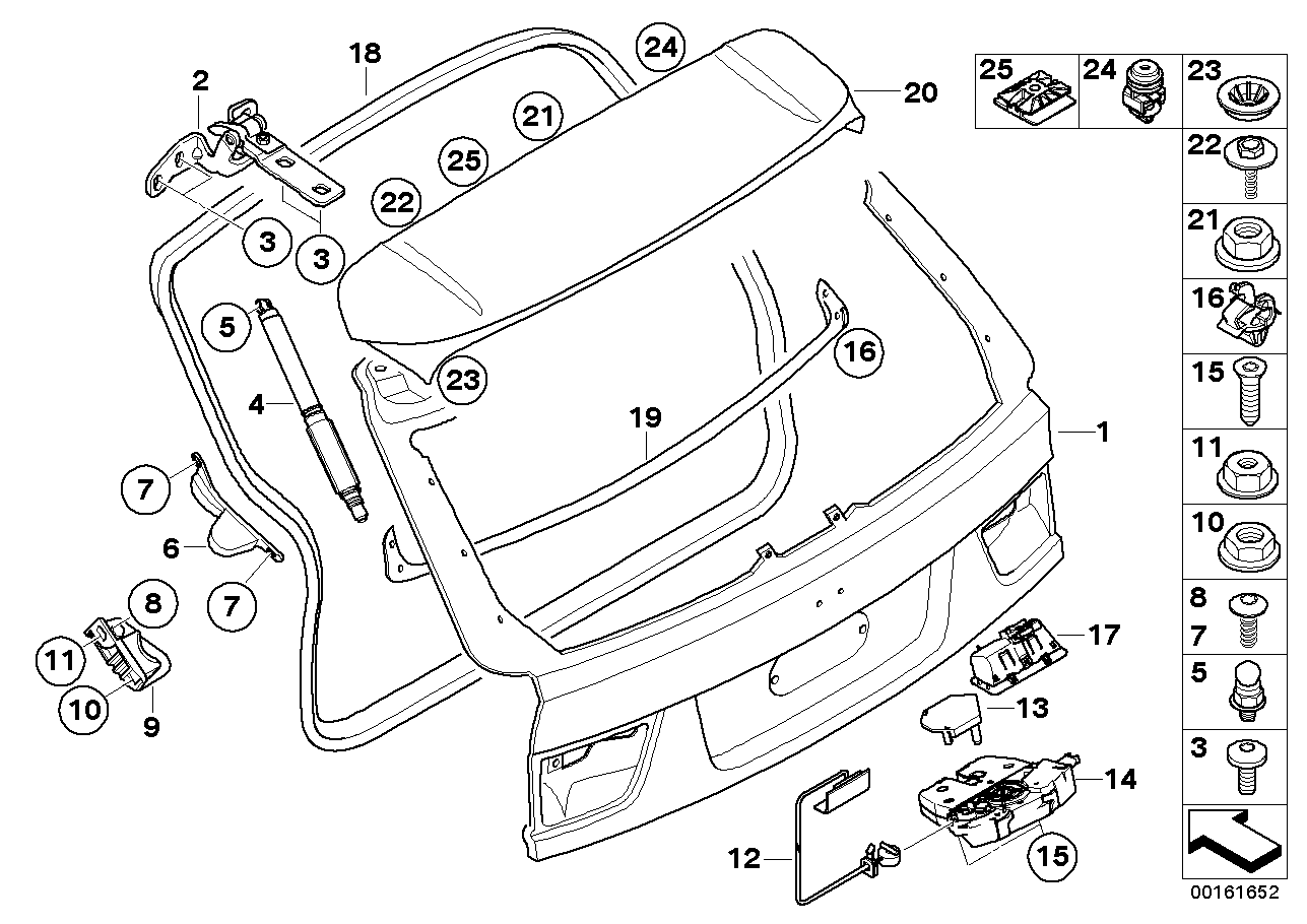BMW 07-12-9-904-016 Hex Nut