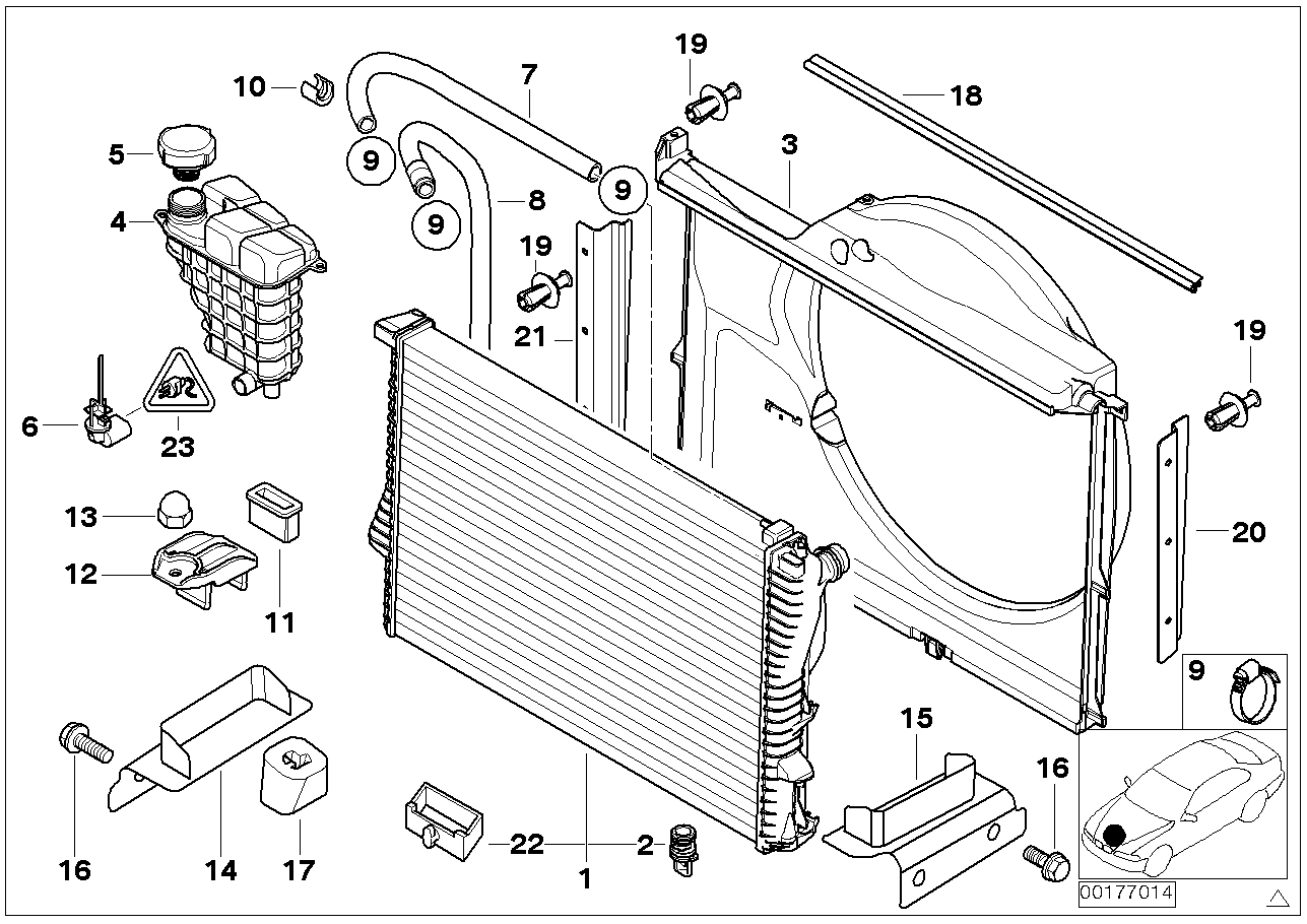 BMW 17-13-7-524-812 Levelling Switch