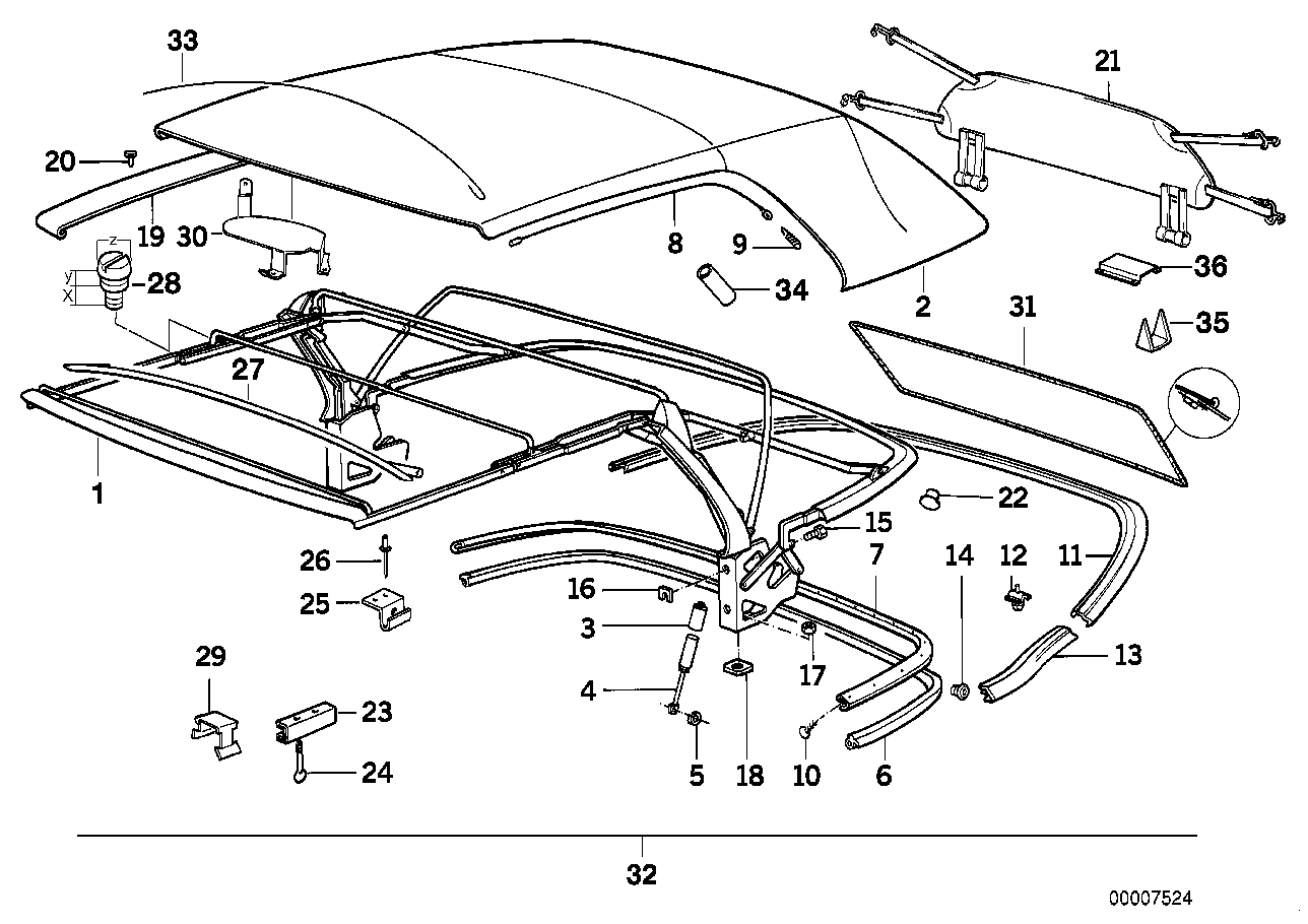 BMW 54-31-1-965-885 Covering Cap