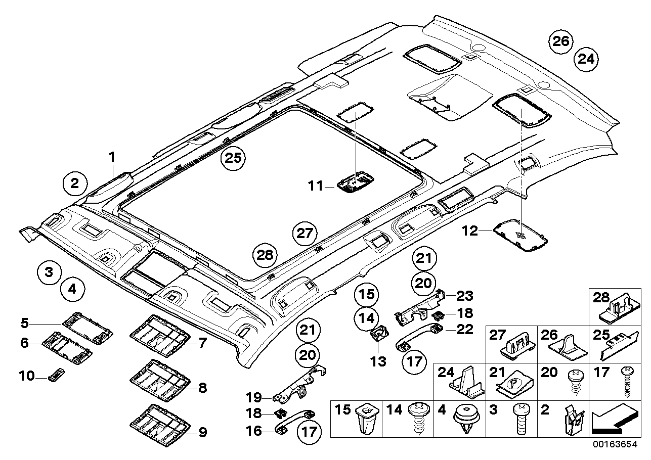 BMW 51-16-6-958-954 Covering Cap For Grip