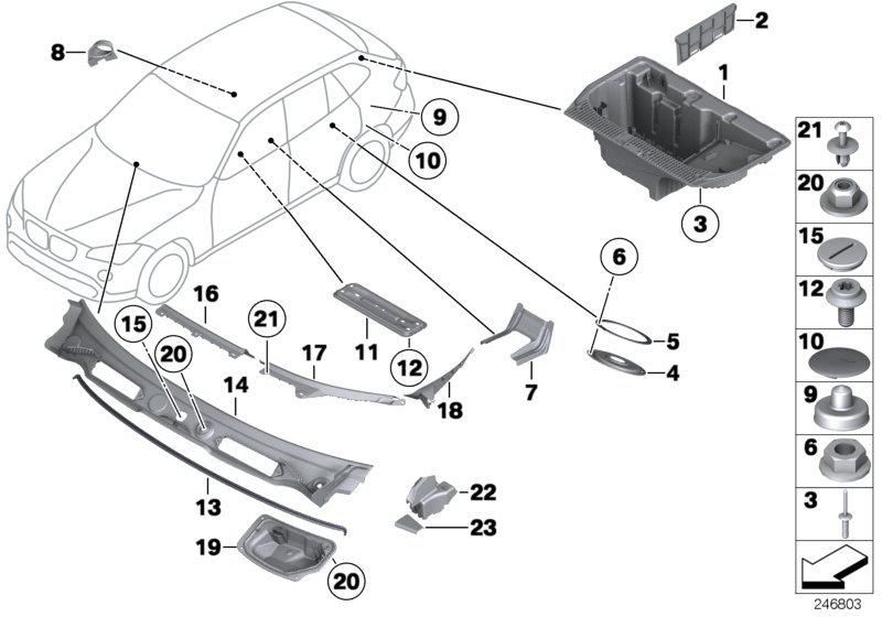 BMW 41-00-7-254-476 Blind Rivet