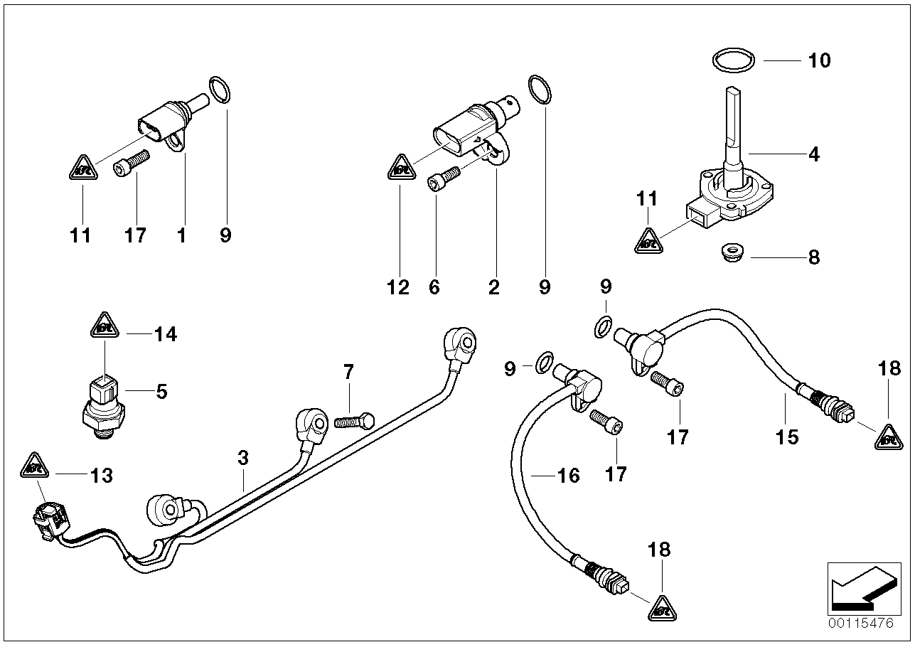 BMW 12-52-7-507-258 Socket Housing