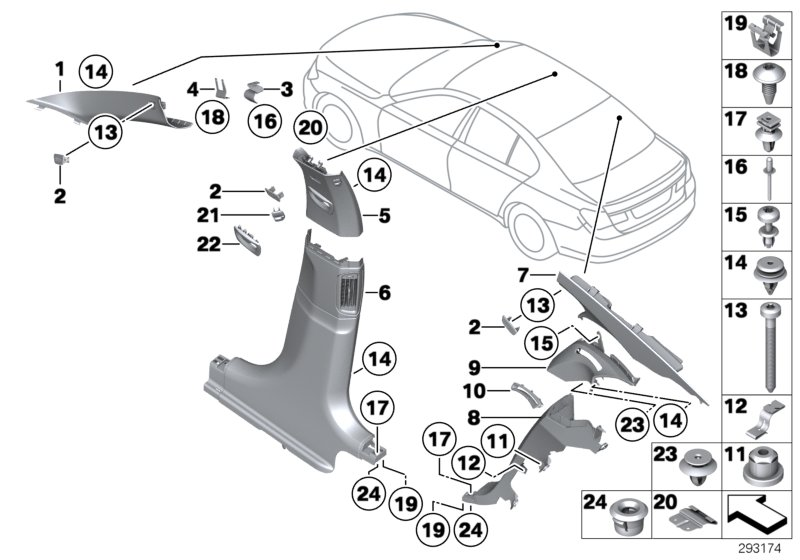 BMW 07-11-9-906-936 Fillister Head Self-Tapping Screw