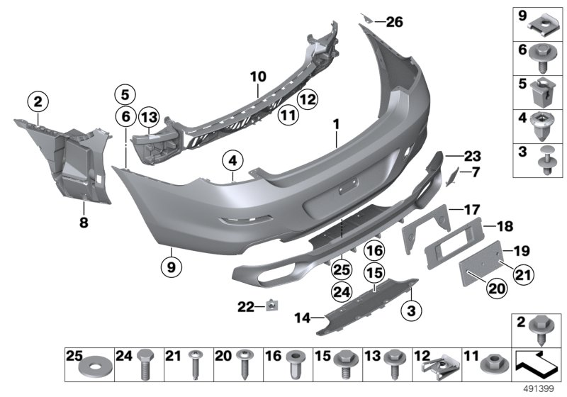 BMW 07-11-9-907-477 Hex Bolt