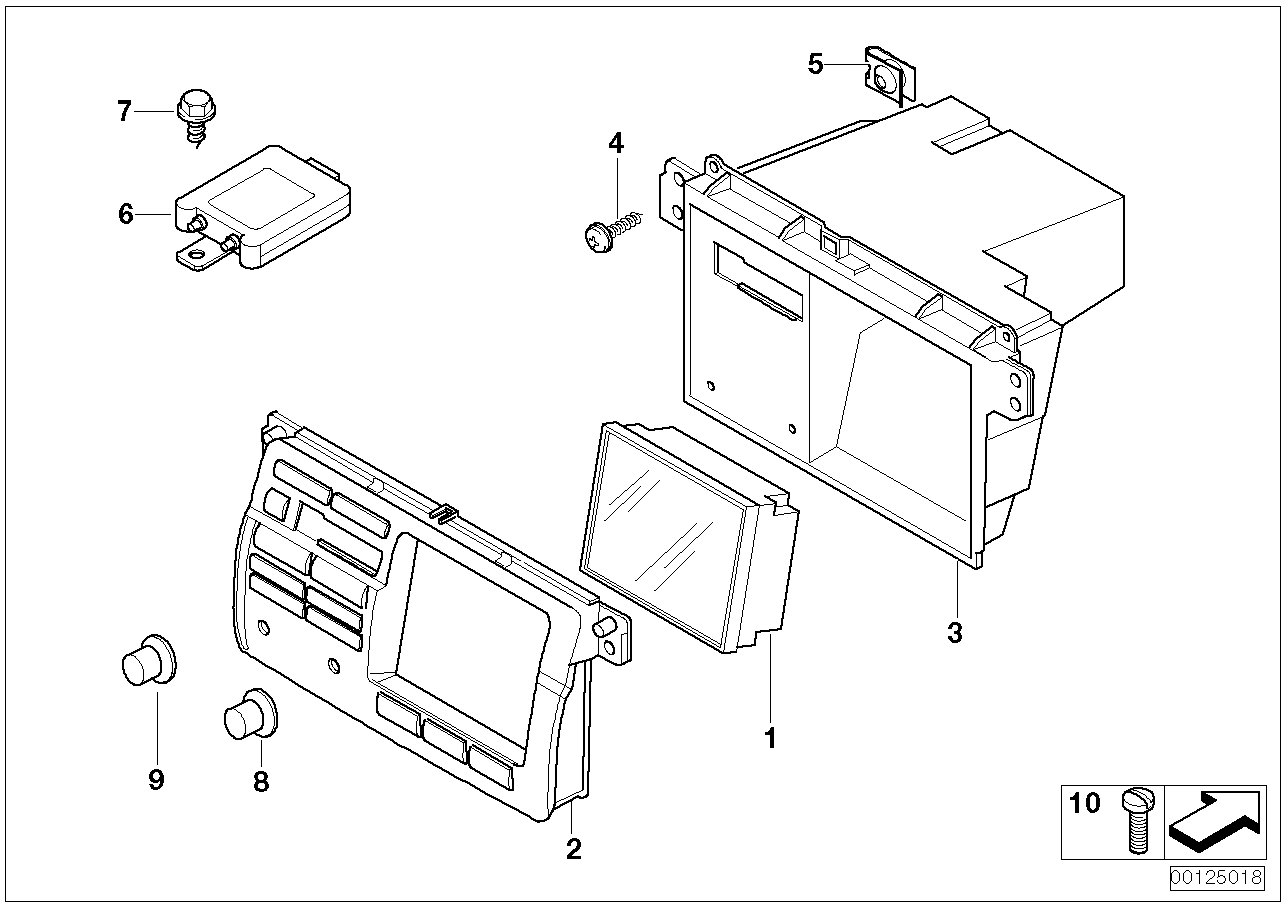 BMW 65-25-8-368-210 Tv Amplifier