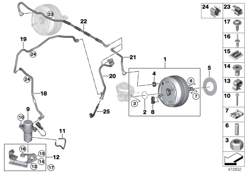 BMW 34-33-6-868-062 Discharge Hose