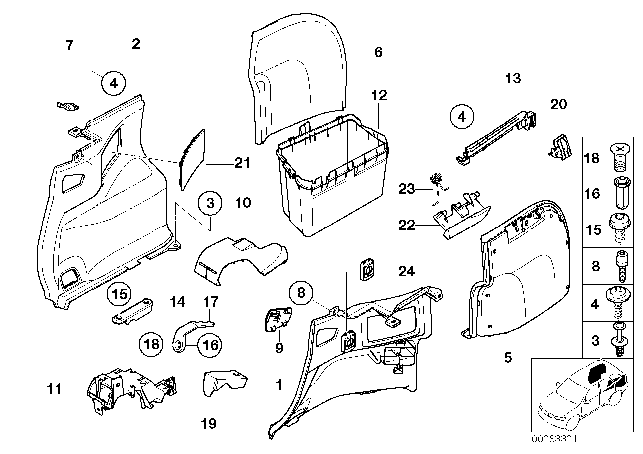 BMW 51-47-8-237-133 Base Support System