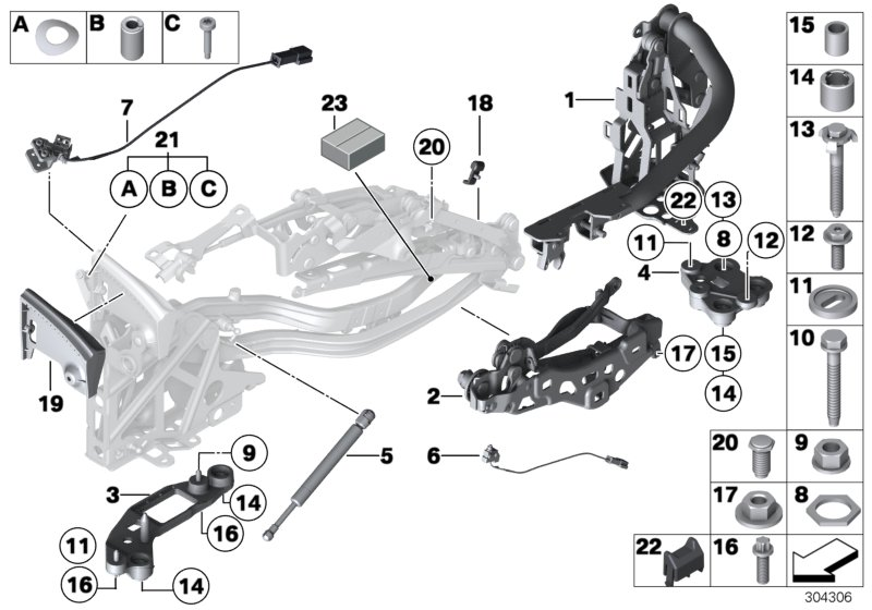BMW 54-37-7-175-264 Screw