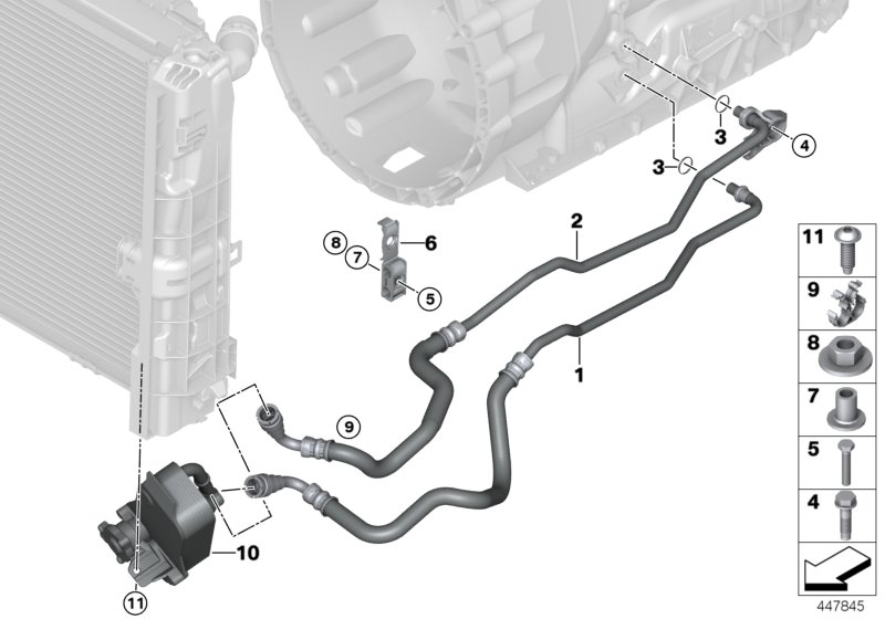 BMW 16-13-2-282-893 Hose Clamp