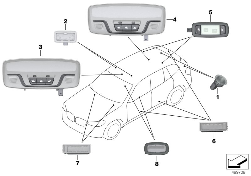 BMW 63-31-6-835-432 LAMP