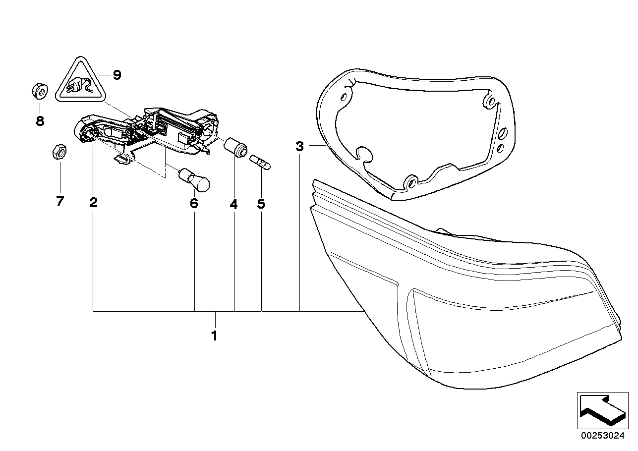 BMW 12-52-7-505-477 Universal Socket Housing Uncoded