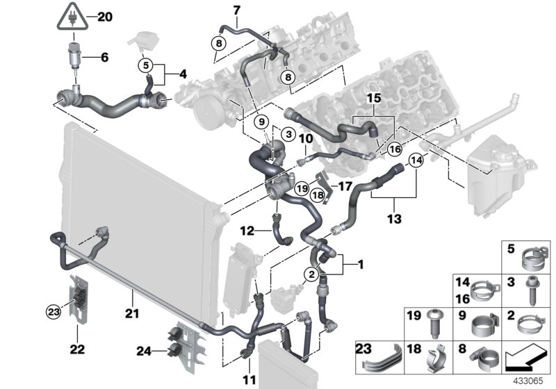 BMW 17-12-7-592-404 Clip
