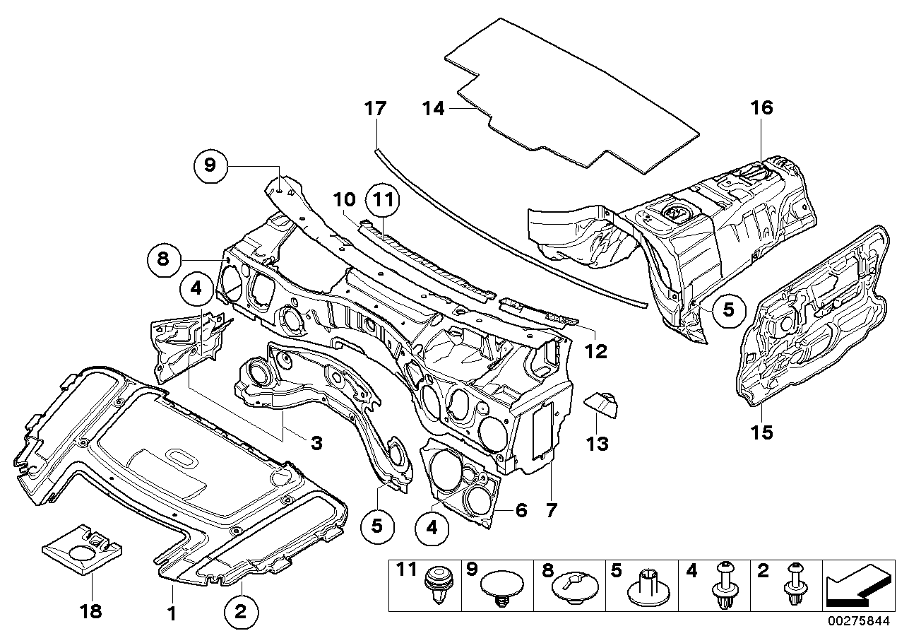 BMW 51-71-7-026-395 Expanding Rivet