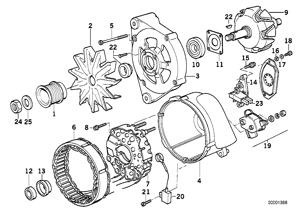BMW 07-11-9-932-162 Wave Washer