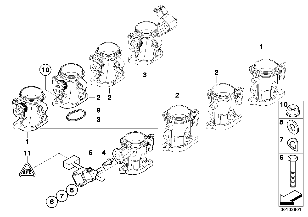 BMW 61-13-8-364-625 Universal Pin Terminal Uncoded