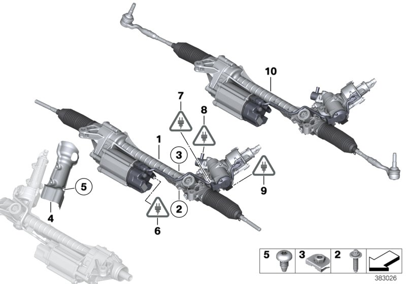 BMW 61-12-9-311-281 Wiring Harness Eps/ Electric Fan