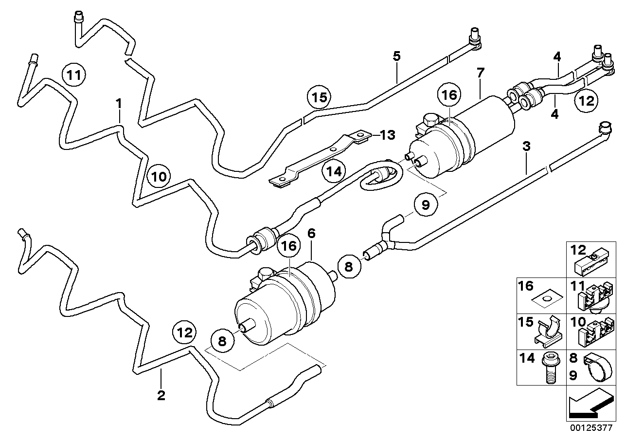 BMW 51-12-8-236-294 Damping Strip