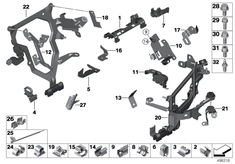 BMW 12-52-7-621-093 DOUBLE PIN