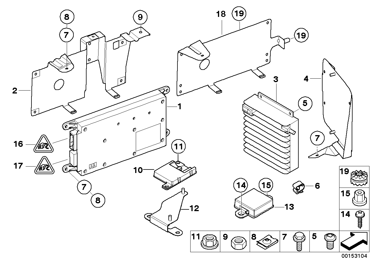 BMW 84-10-9-133-842 Exchange Telematics Control Unit