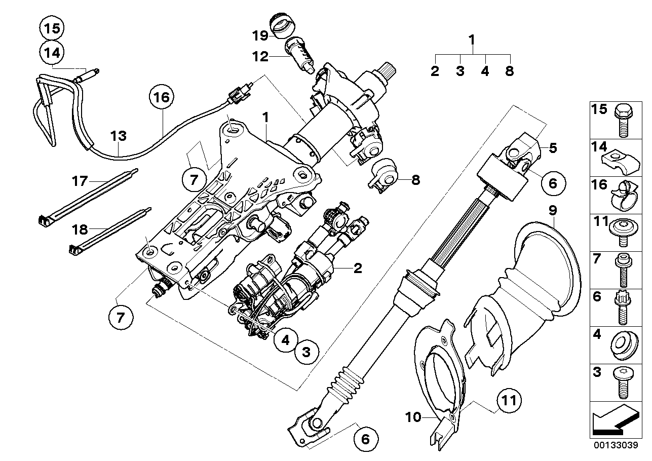 BMW 32-30-6-765-972 Mounting Screw