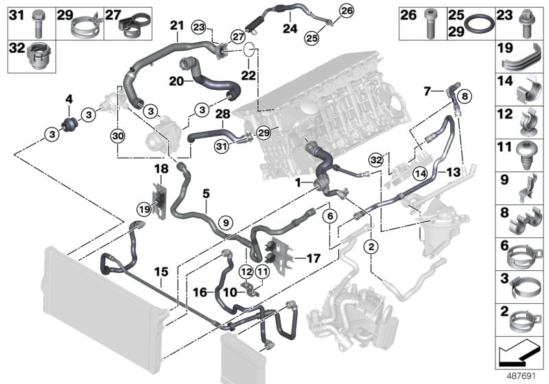 BMW 17-12-7-623-388 O-Ring