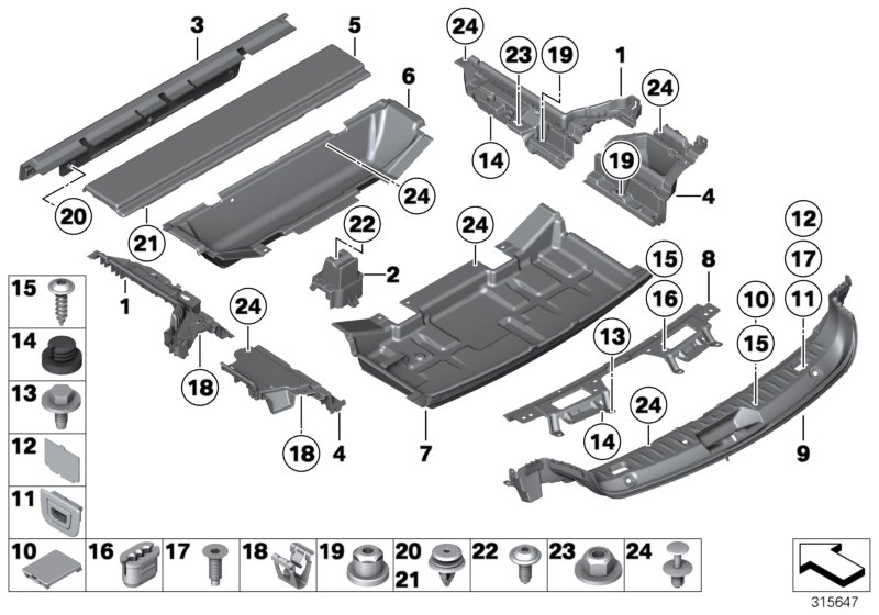 BMW 07-14-6-969-296 Expanding Nut
