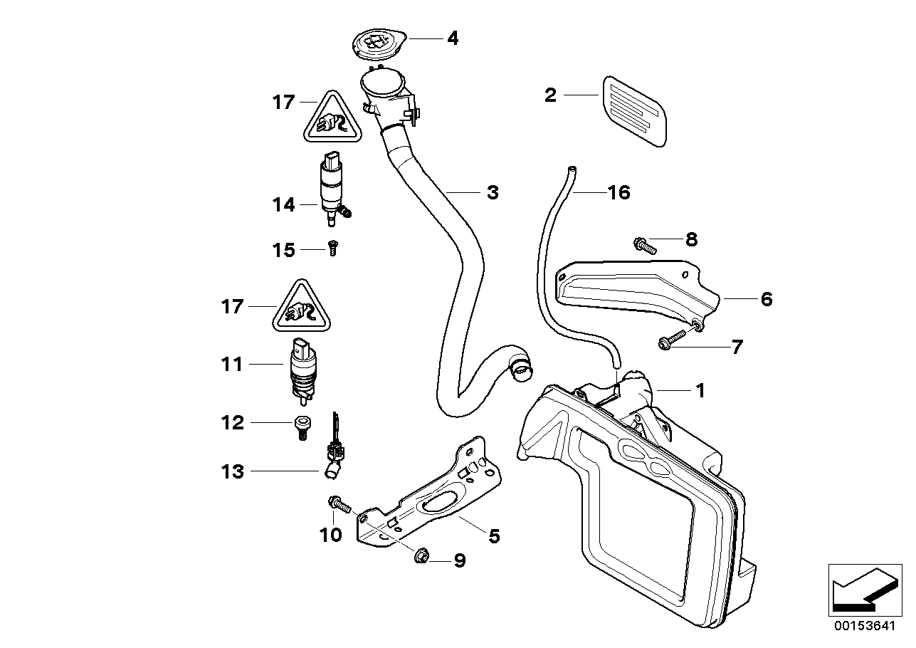 BMW 61-66-7-079-937 Container Filling Capacity Label