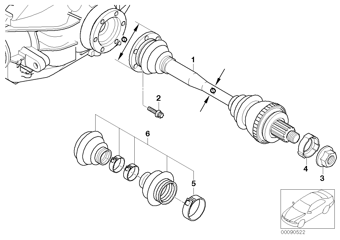 BMW 33-21-7-504-525 Hose Band