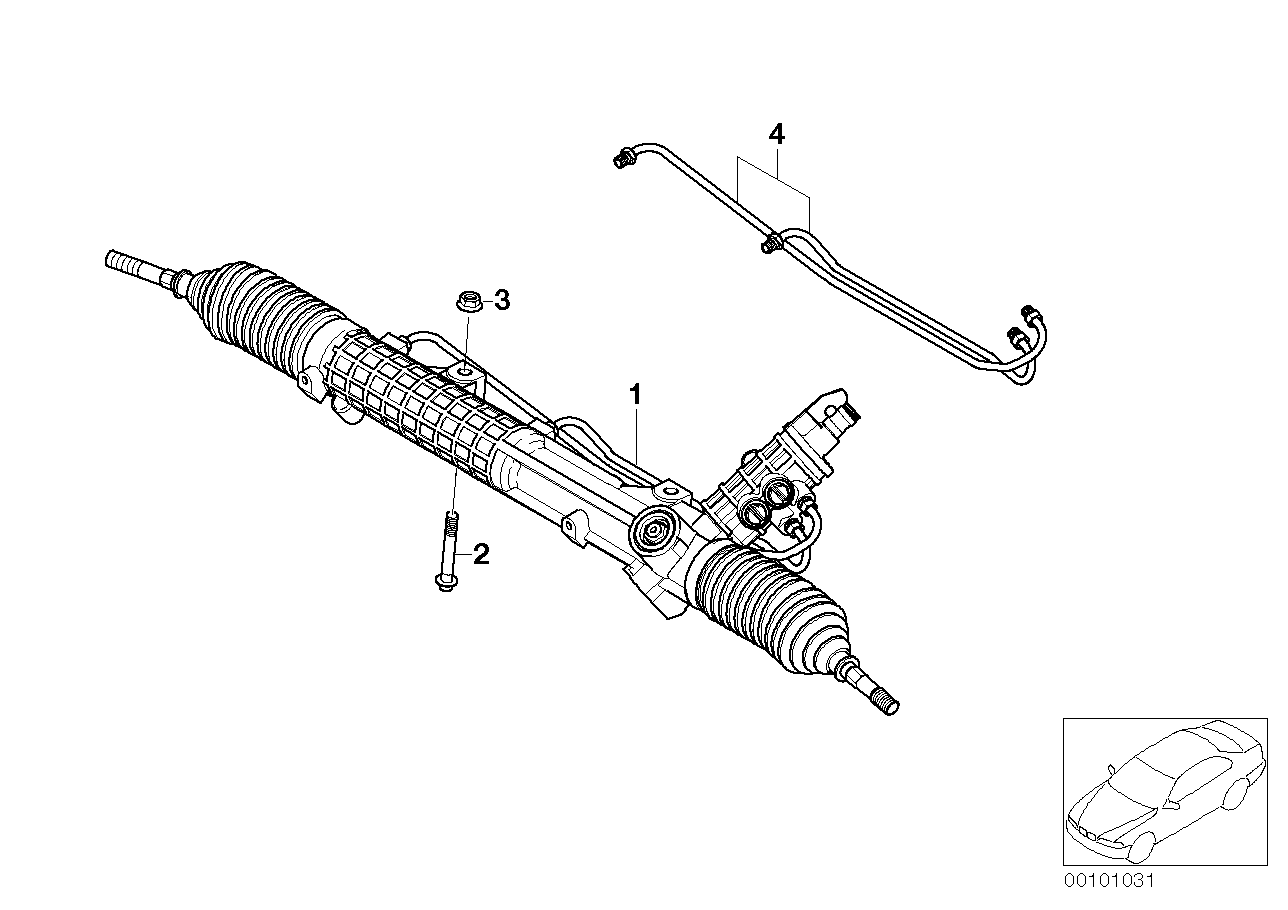 BMW 32-13-6-755-065 Exchange Hydro Steering Gear