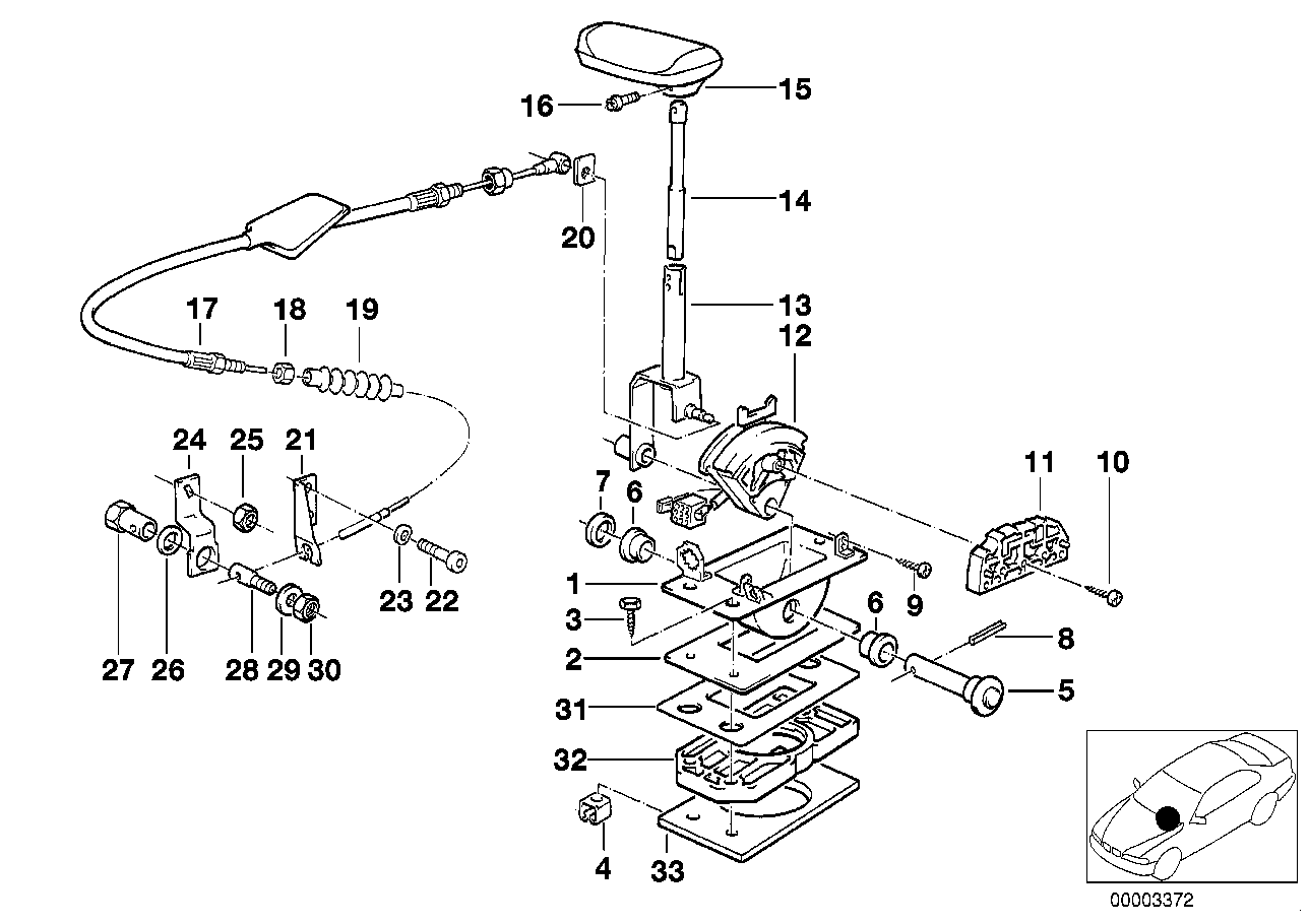 BMW 24-51-1-215-805 Support Bracket