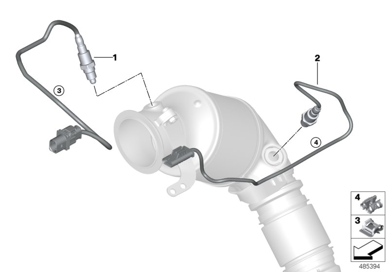 BMW 11-11-7-672-167 Cable Clamp