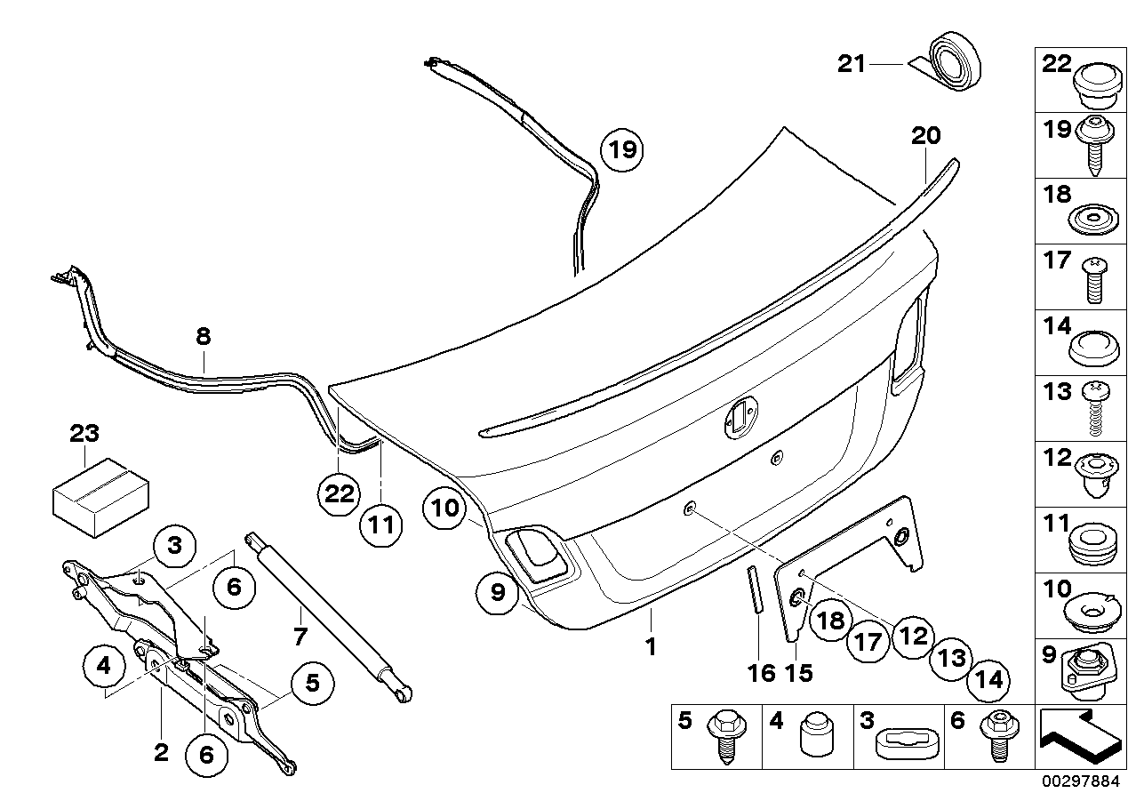 BMW 51-18-7-138-968 Adhesive Pad