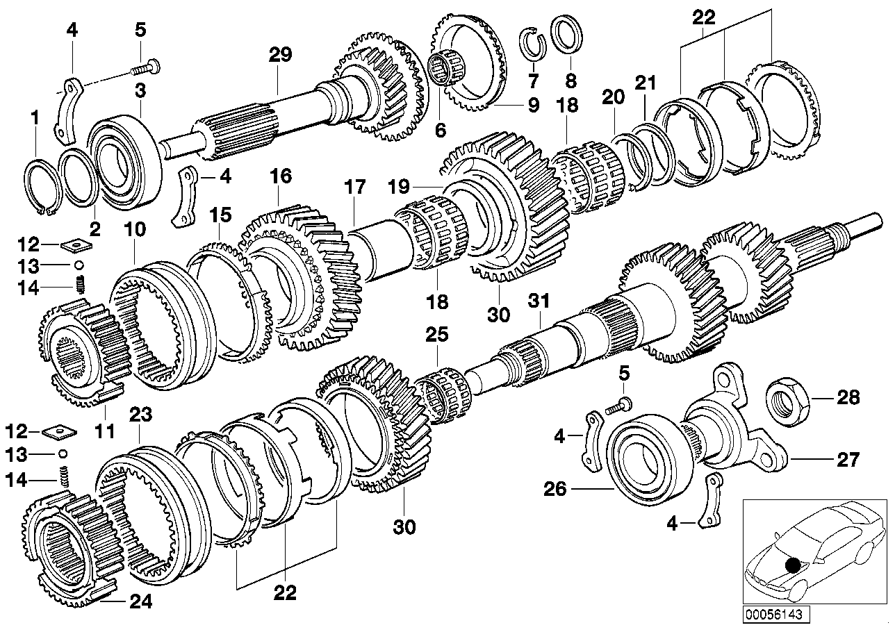 BMW 23-21-1-224-897 SHIM
