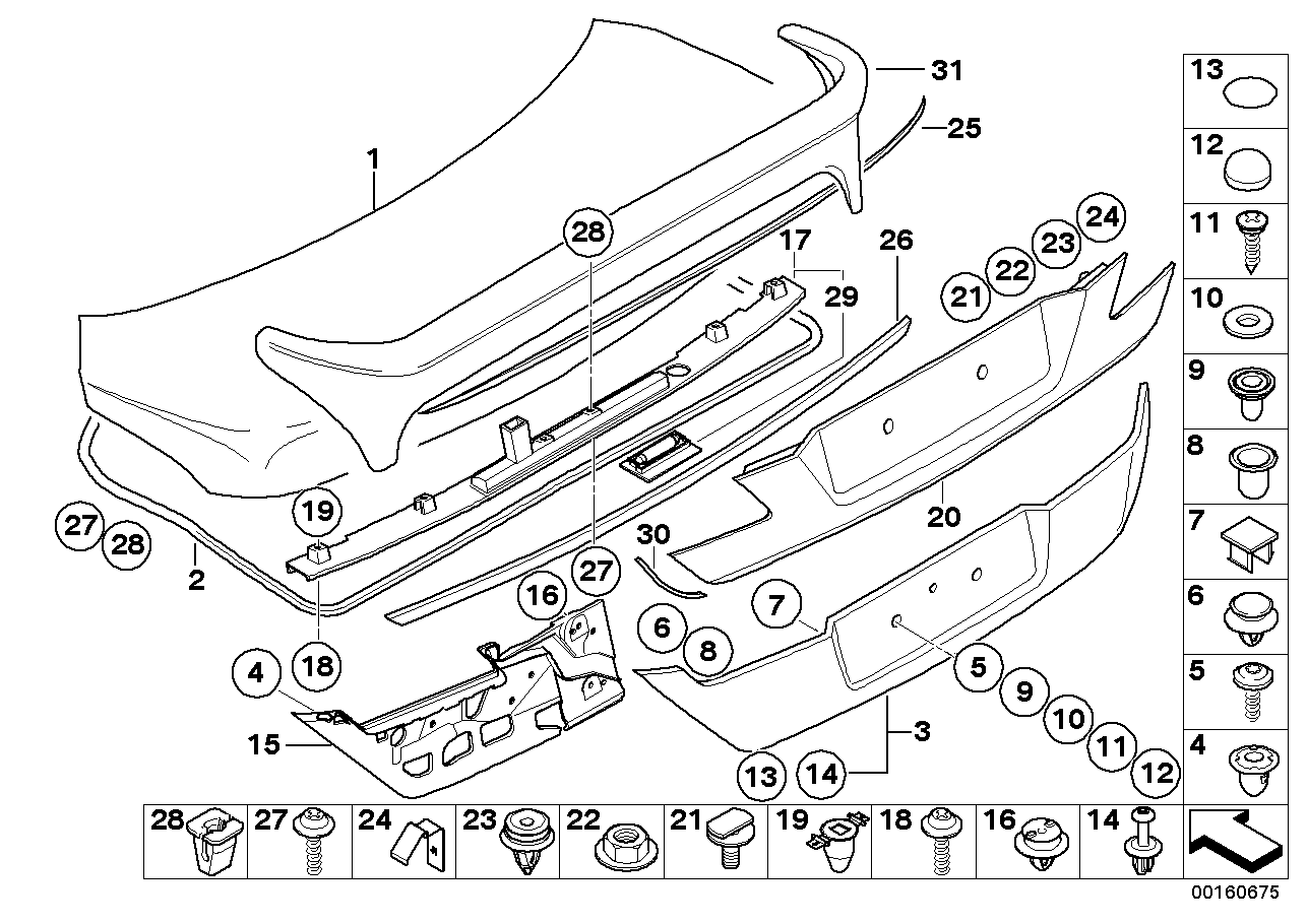BMW 51-13-7-037-091 Clamp